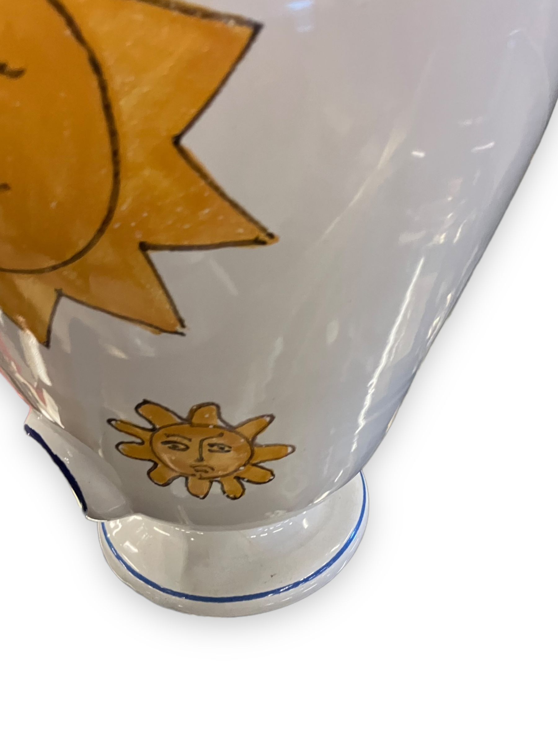 Water fountain in earthenware pattern sun christian dior
