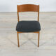Mid-century teak dining chairs, 1960s, set of 4
