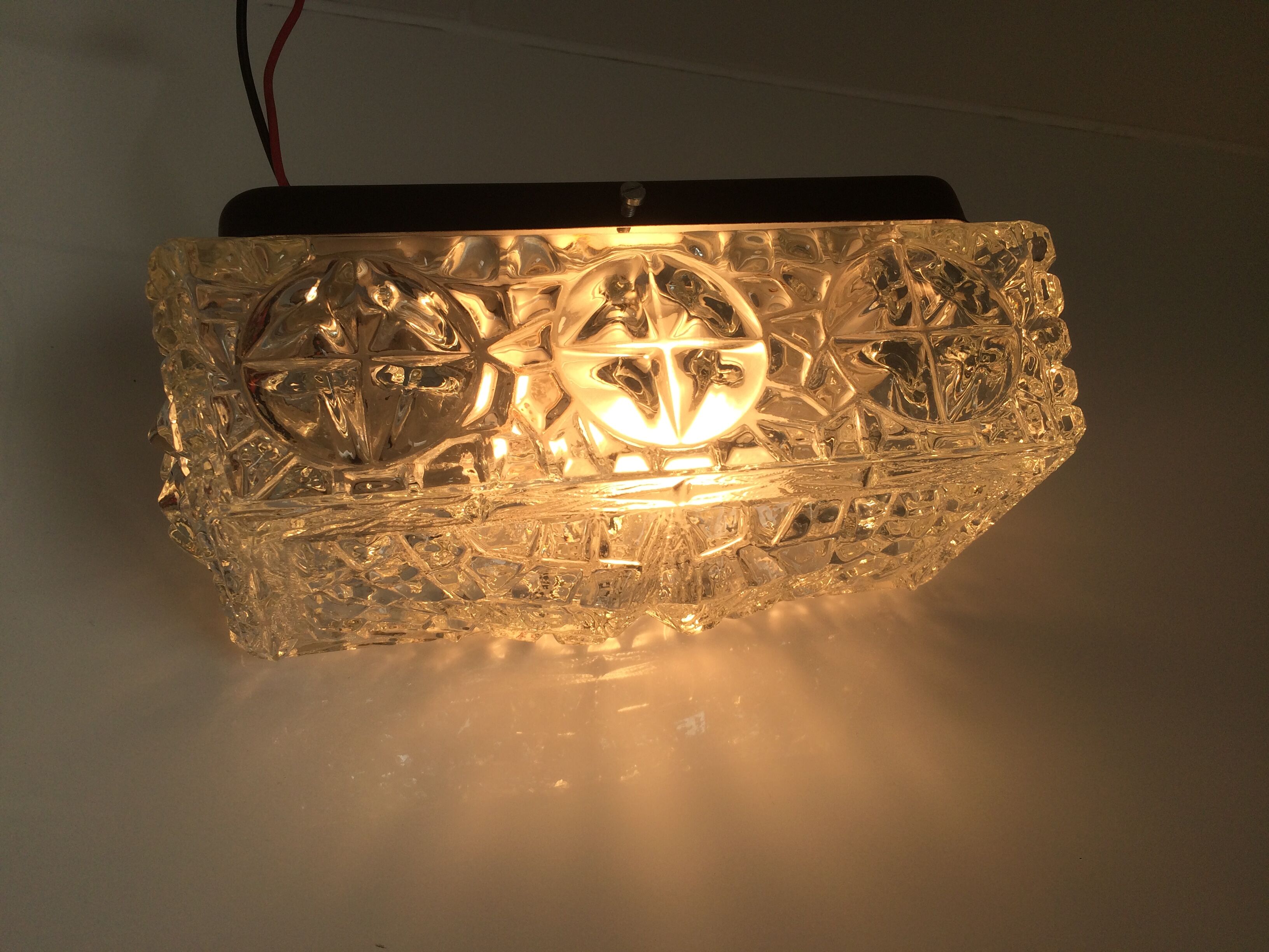 Chiseled glass ceiling