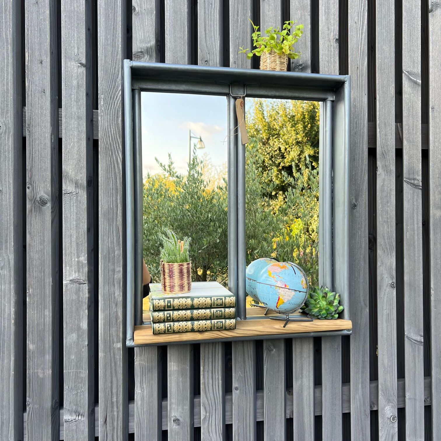 Miroir en zinc