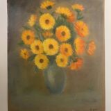 Still life with daisies, signed and dated 1979