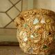 French Folk Art Mosaic Vase Pique Assiette