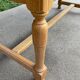 Solid oak farmhouse table