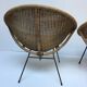 Paire de fauteuils satellite vintage