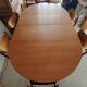 Scandinavian dining table, signed Meubles TV Paris, 1960.