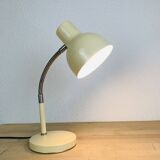 60s beige metal desk lamp