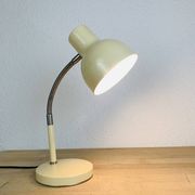 Lampe de bureau années 60 métal beige