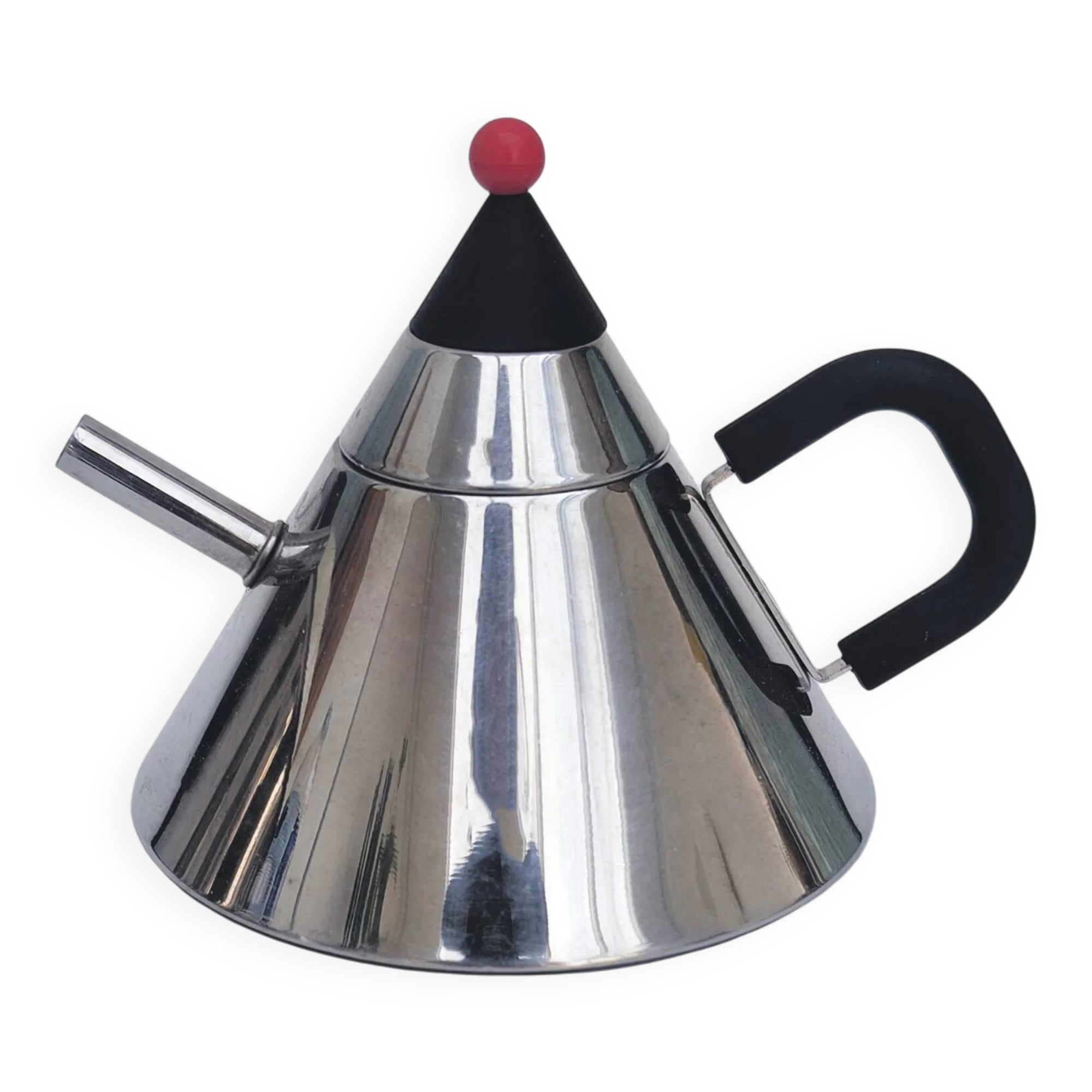 Memphis conical teapot