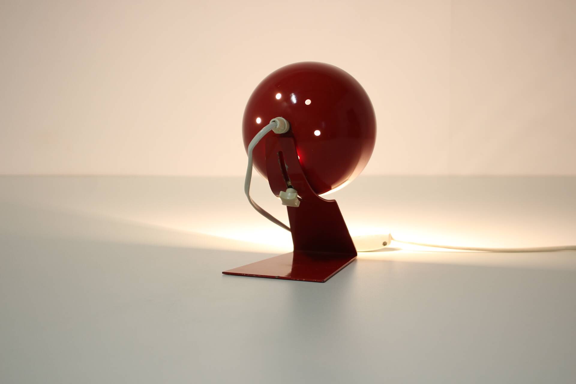 1960s Red Adjustable Table lamp, Germany