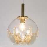 Murano ball suspension light by Doria, Germany, 1970s