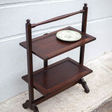 Wooden folding table, cake presentation support, side table, cake stand