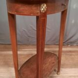 Oval side table