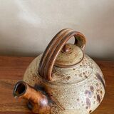 Pyrity sandstone teapot Signed JP