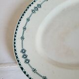 Plat Ovale en Faïence de Gien Terre de Fer Modèle Russia