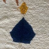 Handmade traditional Berber rug size 2/3 m