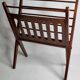 Folding teak magazine rack by Cees Braakman