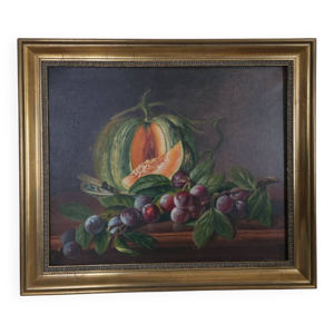 Tableau, nature morte, - toile