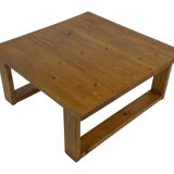 Vintage coffee table pinewood minimalist 1960s