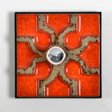 Set of 2 Fat Lava  wall sconces, 1970s