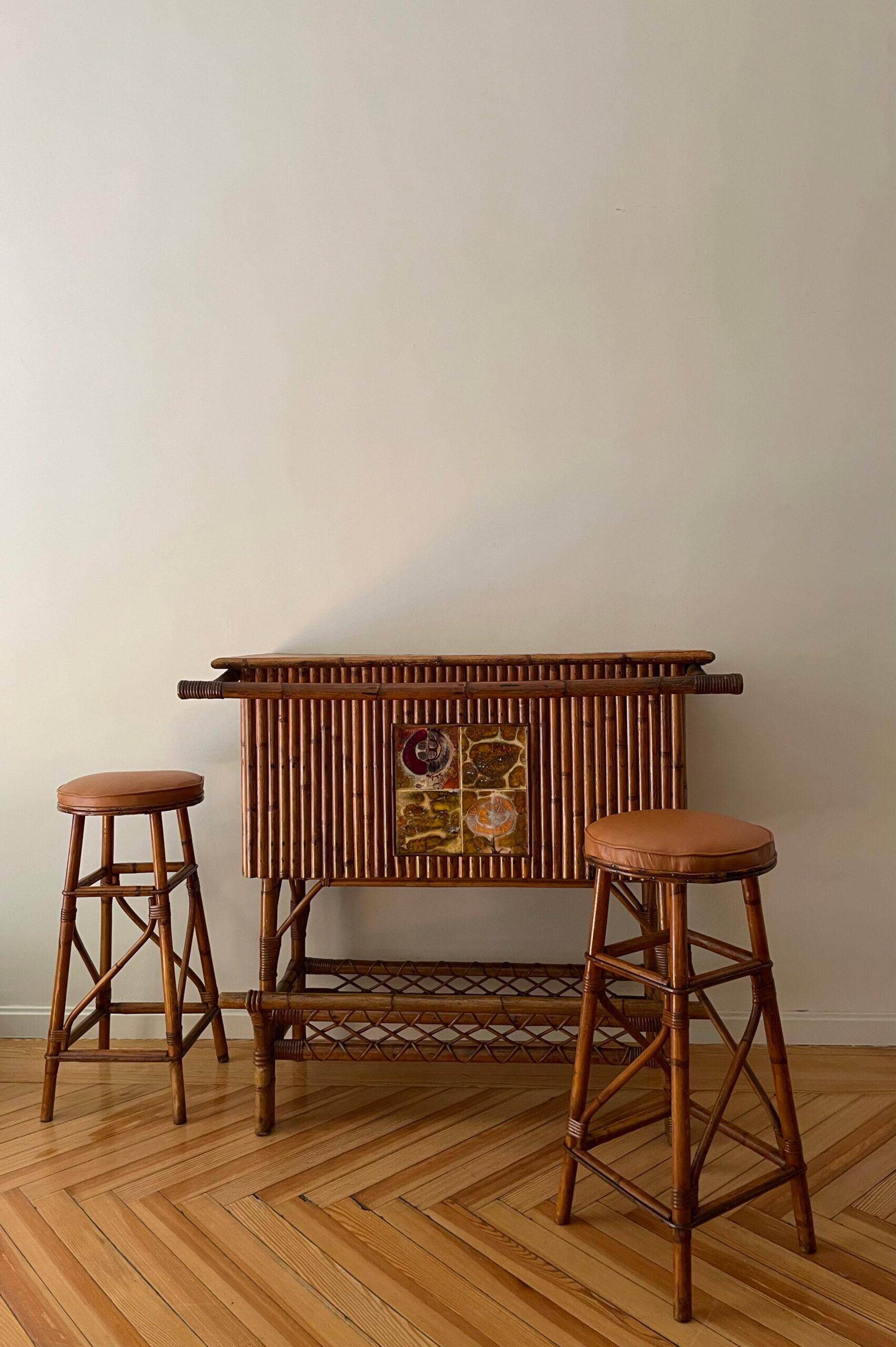 Bar en bambou par Adrien Audoux et Frida Minet