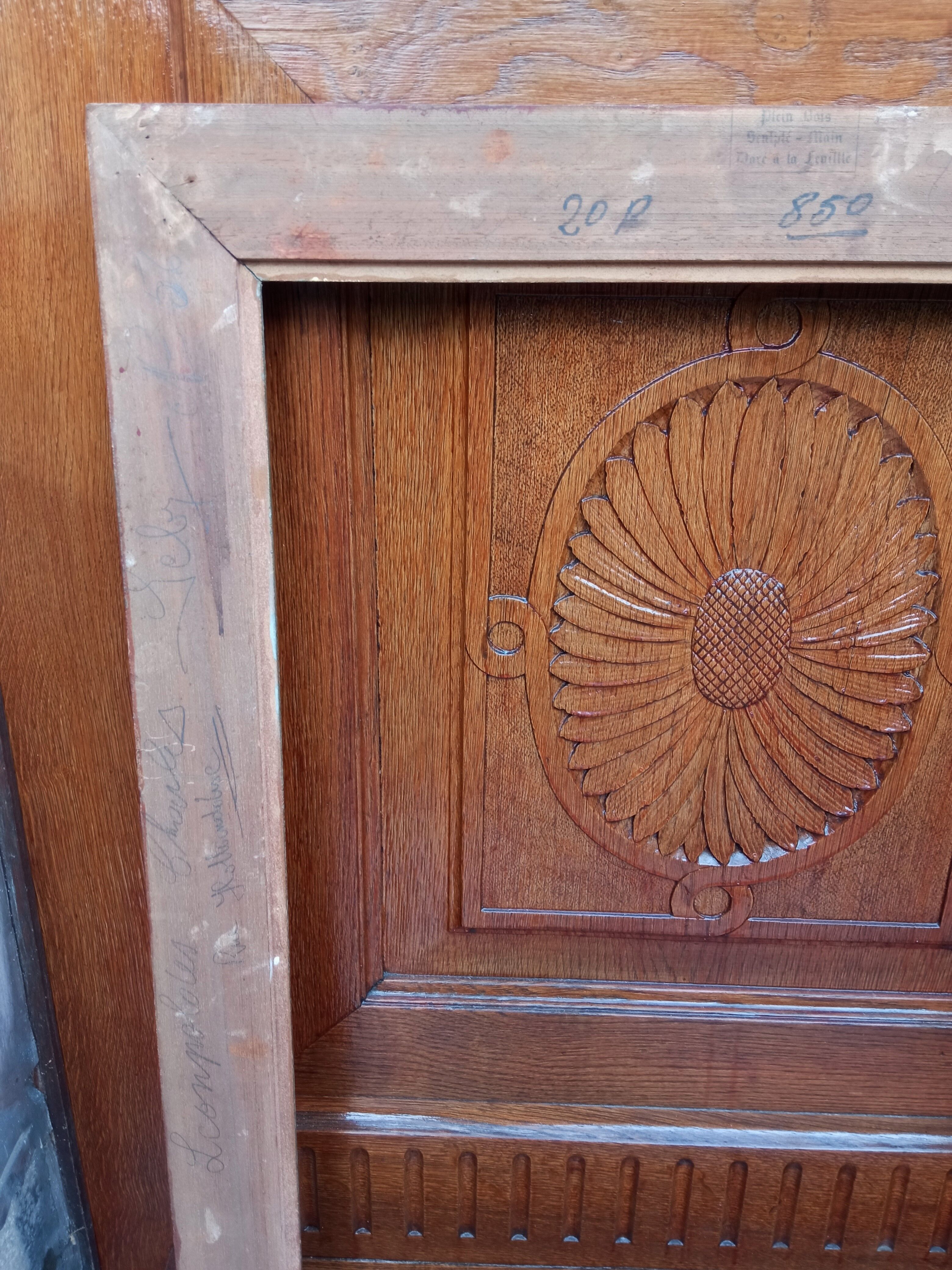 Louis XVI style Montparnasse frame gilded with leaf - 20P format