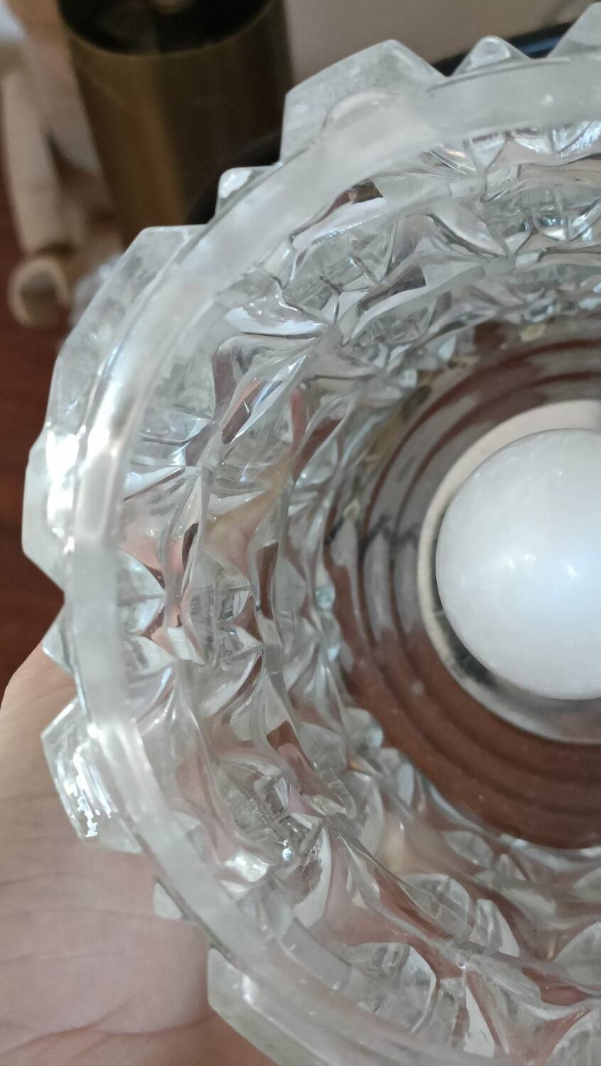 5-light gold waterfall chandelier