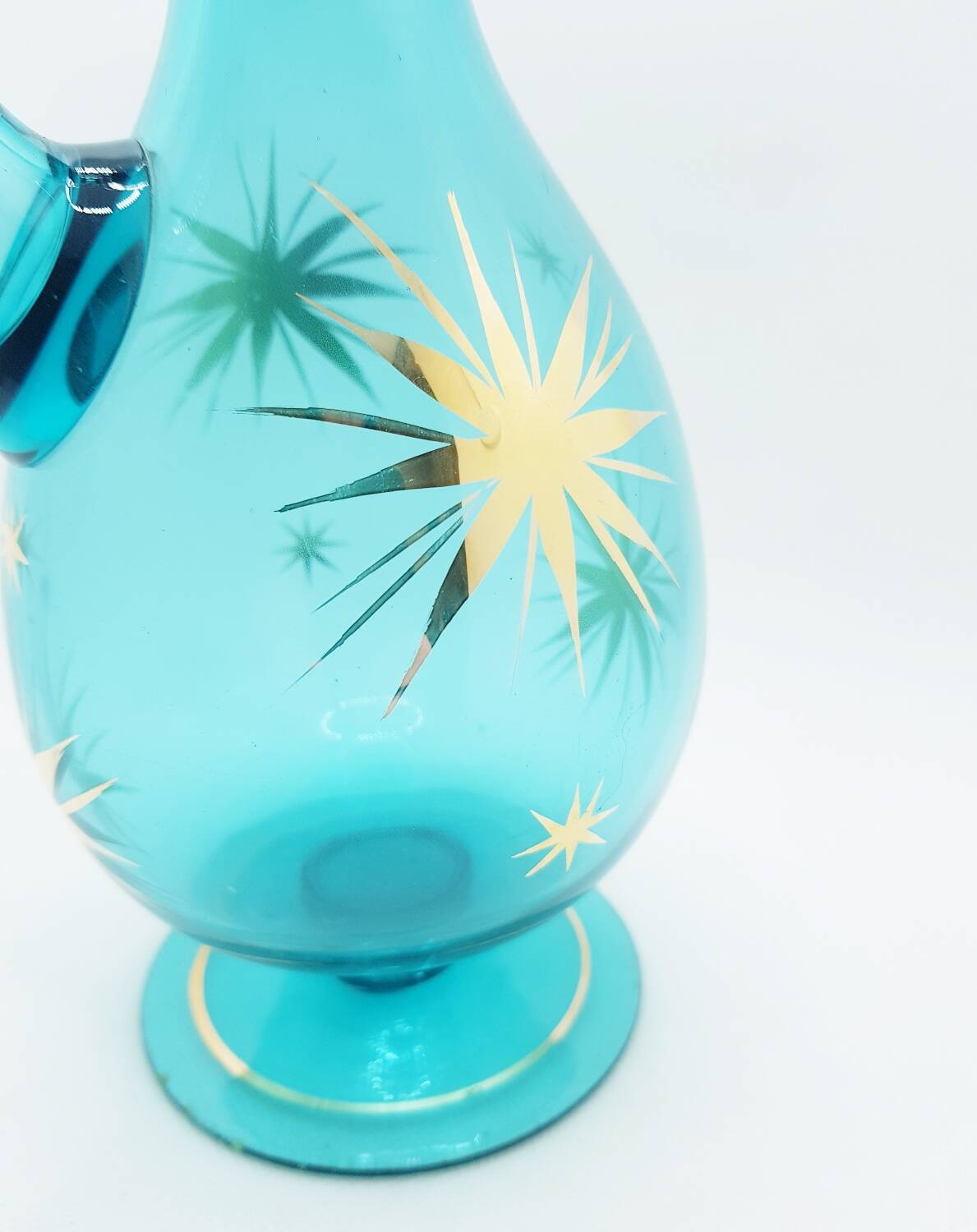 Grande carafe étoilée du milieu du siècle