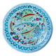 Handcrafted decorative plate in Iznik style 2005