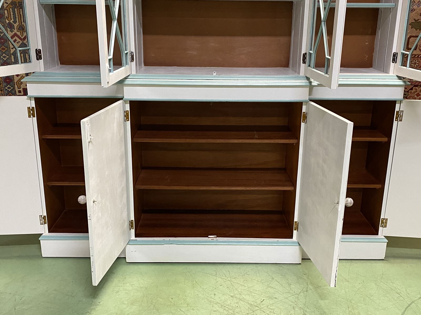 English library 8 mahogany doors