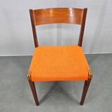 Set of Four Rare Teak PIA Chairs by Poul Cadovius, Girsberger, Denmark, 1960s