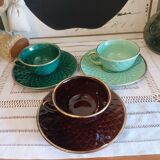 Antique St. Clement cups and saucers