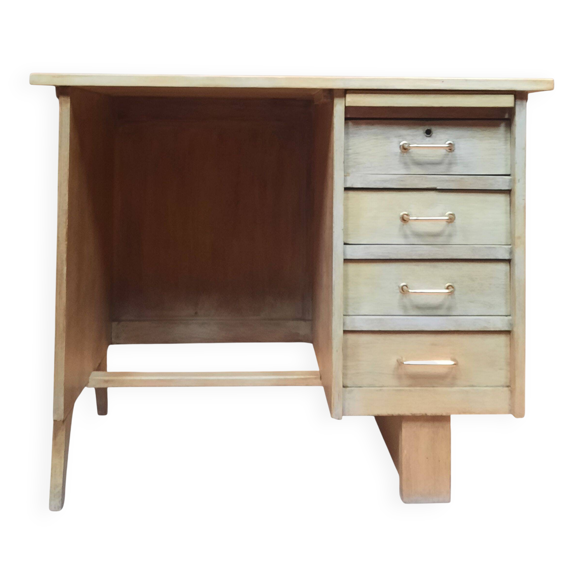 1950s single-pedestal desk