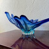 Blue crystal cup from the 60s