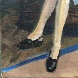 Old table 50's "reading"