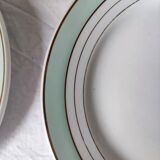 Lot 6 plates Luneville Regency