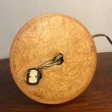 Solid wood table lamp base from the 60s