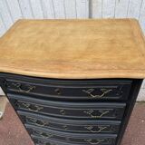 Louis XV style weekly planner, patinated black