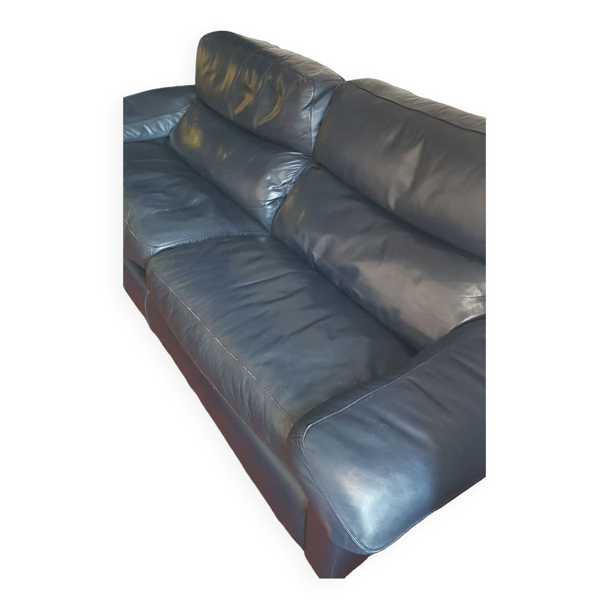 Poltrona Frau leather sofa