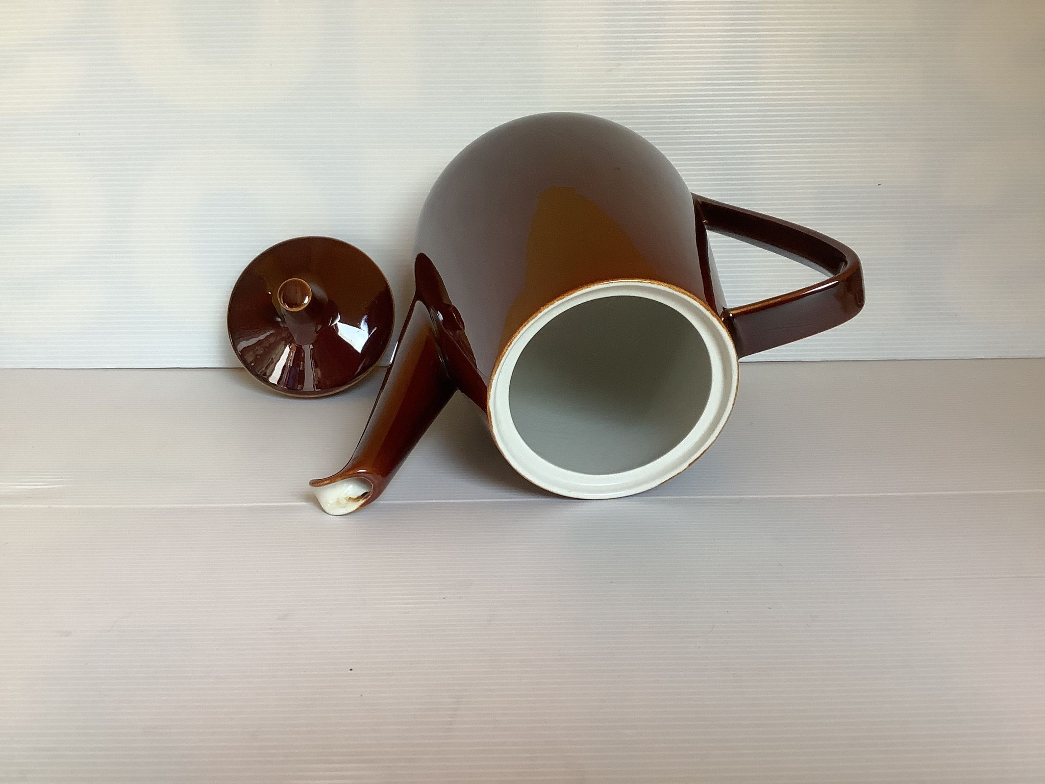 Cafetière ancienne marron villeroy et boch