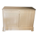 Buffet bas en bois massif relooké blanc cassé – Style Louis-Philippe