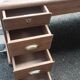 Exotic wood counter desk