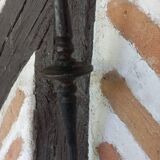 Pair of wrought iron coat hooks