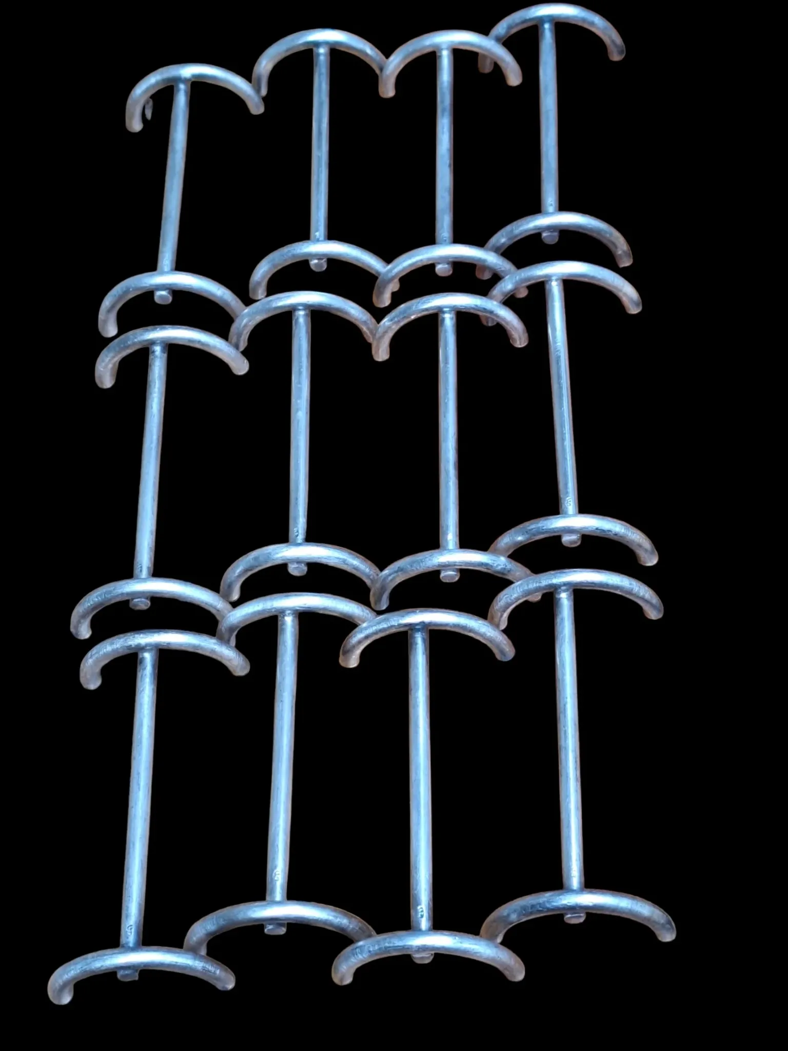 Set of silver-plated elephant knife rests