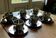 Set of 6 "Space Age" mirror polished stainless steel espresso cups - Sola Swi