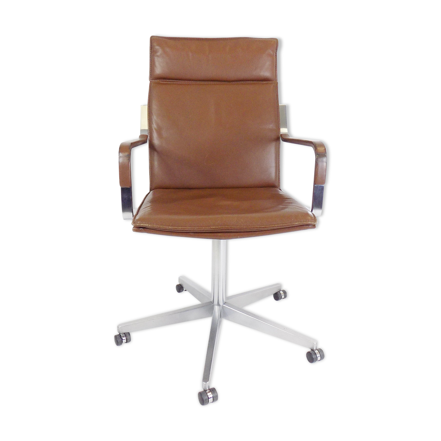 Walter Knoll Art Collection leather office chair by Rudolf Glatzel
