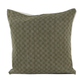 Housse de coussin tissé main khaki