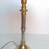 Opaline brass lamp