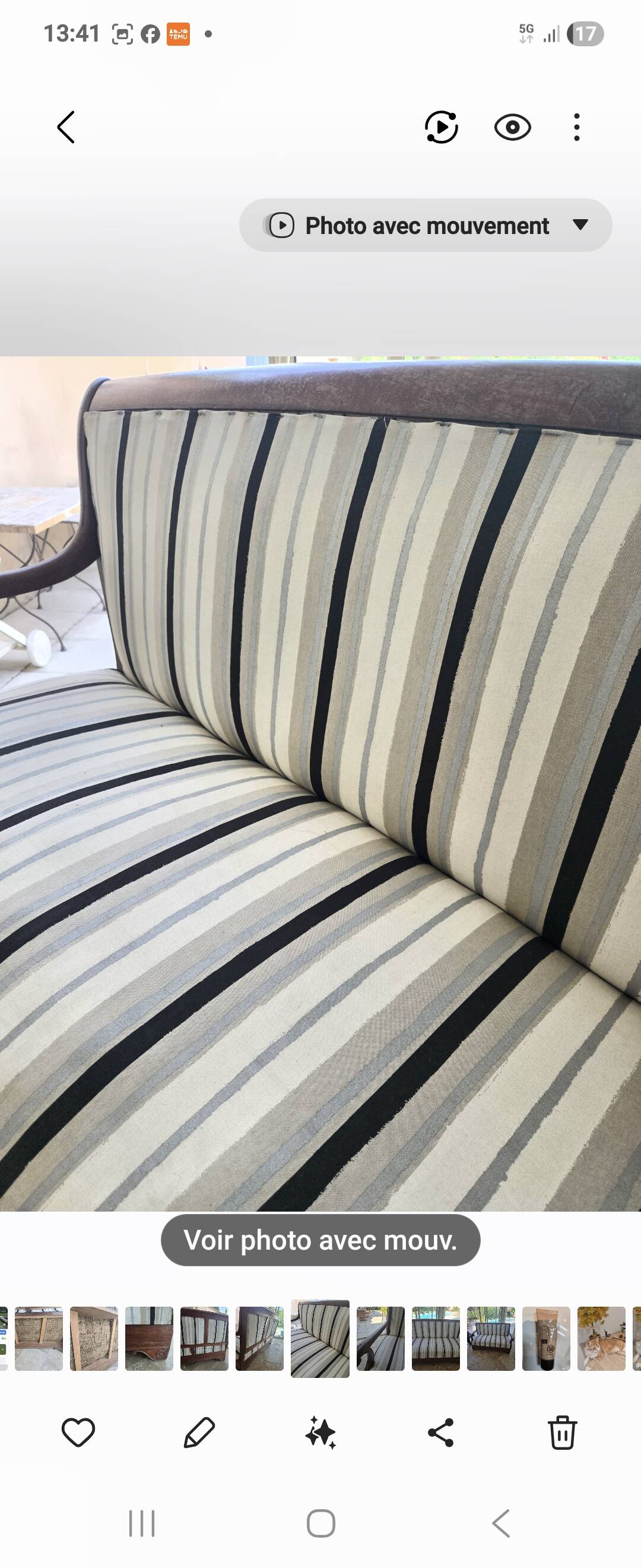 Empire/Restauration sofa 2/3 seats