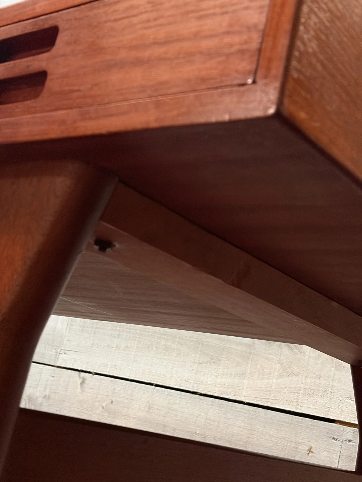 Teak desk design by Nanna Ditzel and Ed Soren Willadsen, 1955.