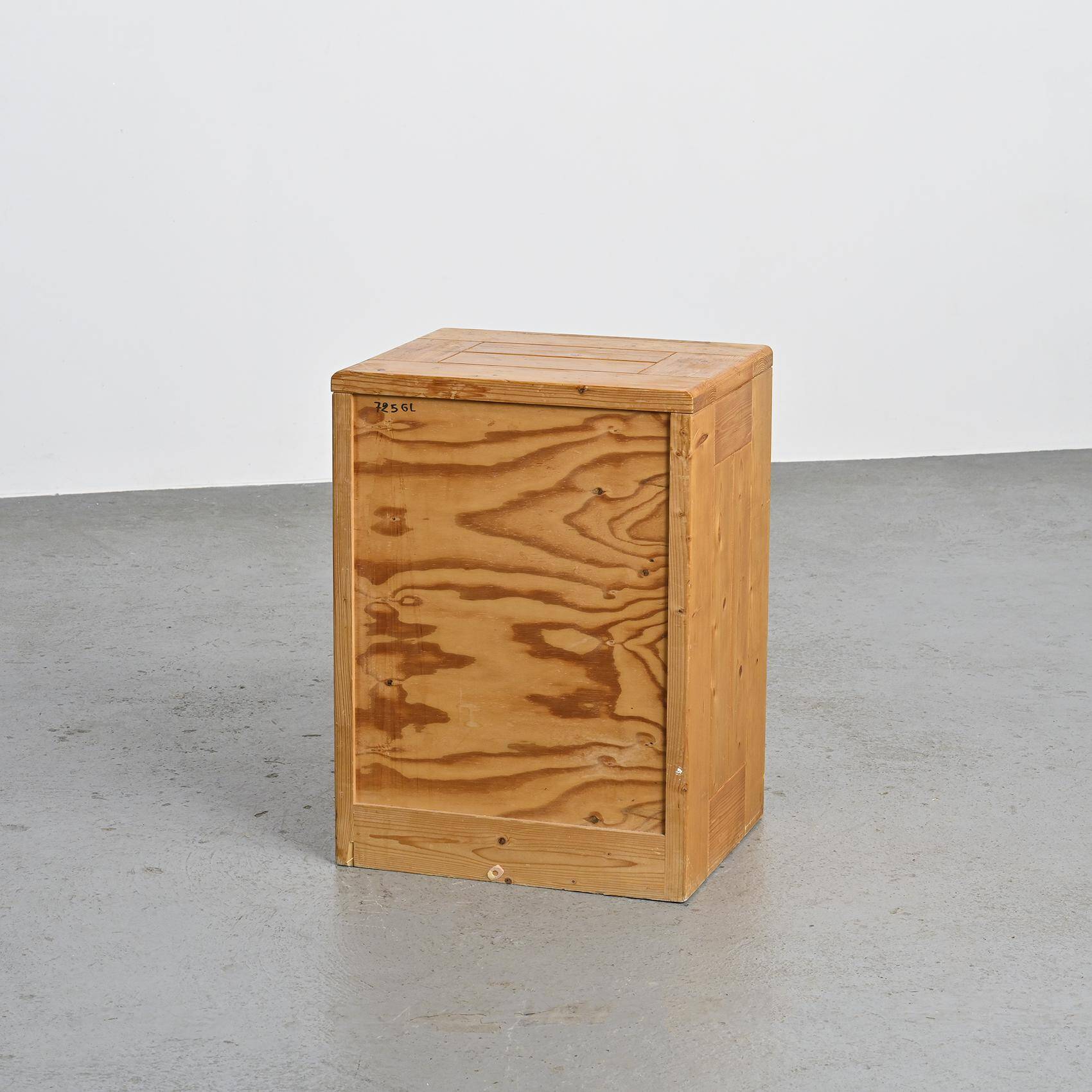 Pine chest of drawers, Les Arcs 1800, France